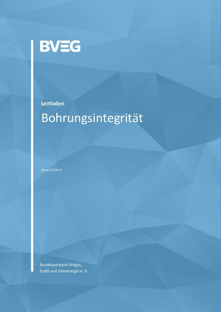 BVEG Leitfaden Bohrungsintegrität