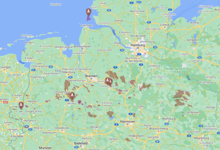 Beendigung von BVEG Maps