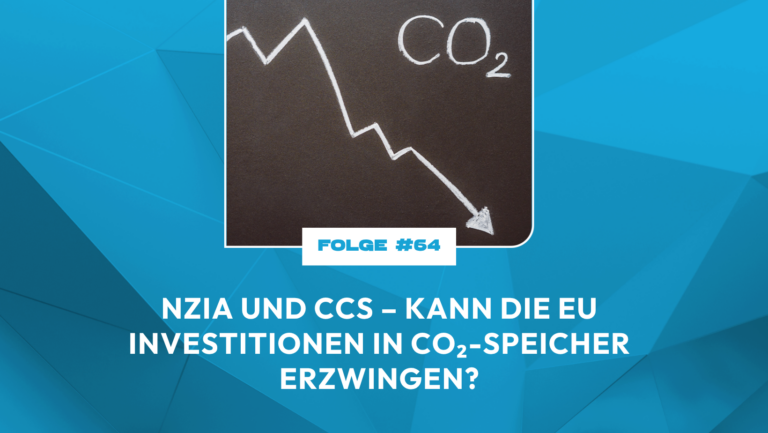 NZIA und CCS – kann die EU Investitionen in CO₂-Speicher erzwingen?